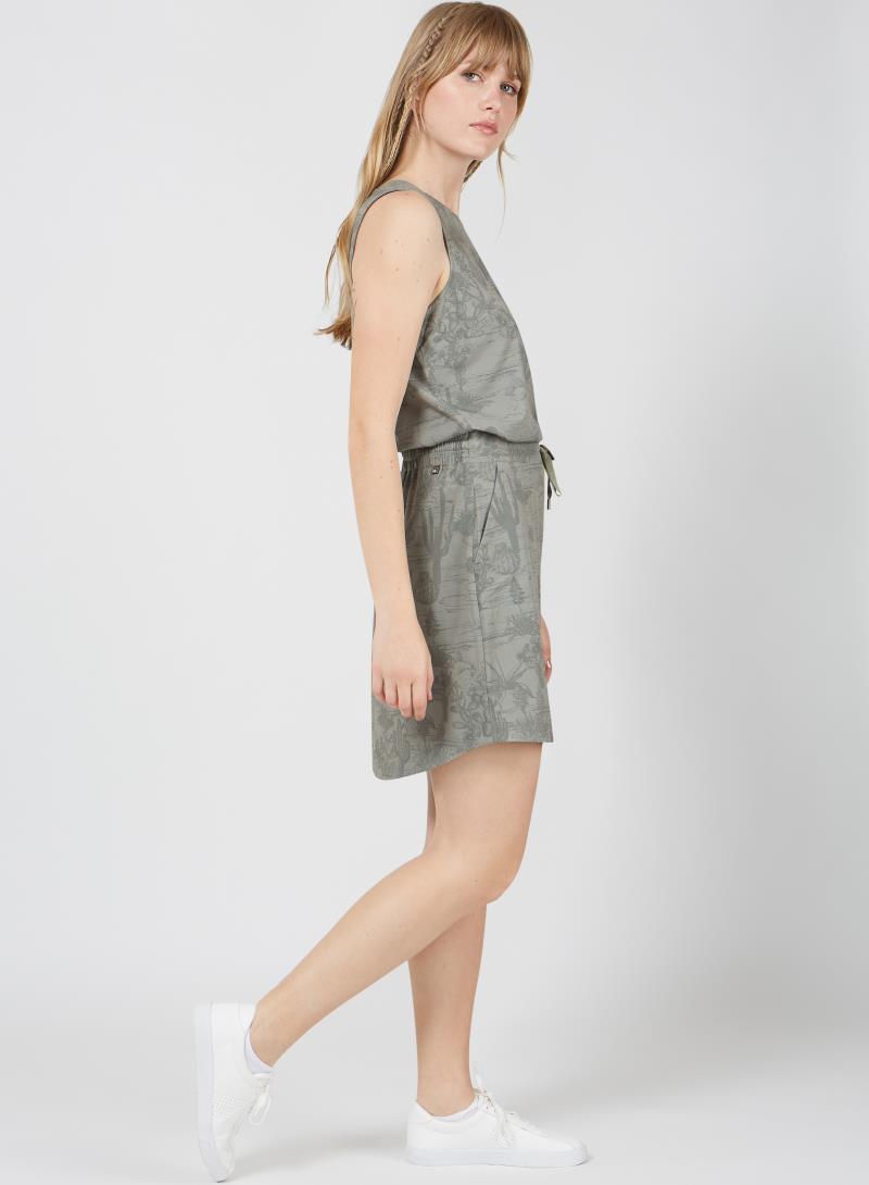 Kamala Dress - Desertland Moss 3