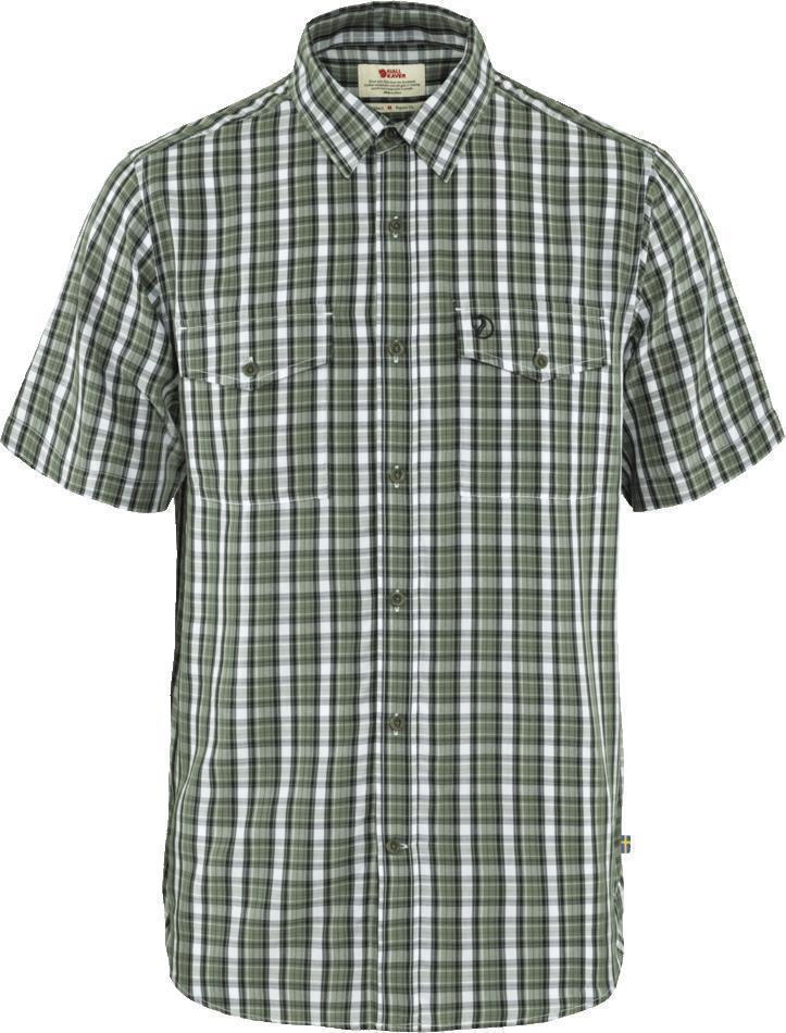 Abisko Cool SS Shirt - Mens - Patina Green / Dark Navy 1