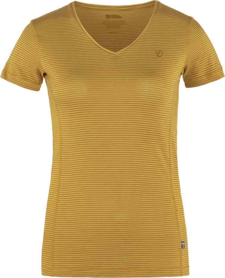 Abisko Cool T-Shirt - Womens - Mustard Yellow 1
