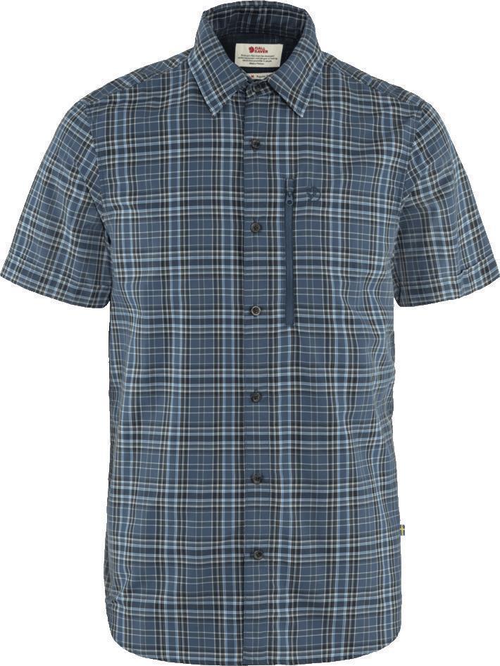 Abisko Hike SS Shirt - Solid - Mens - Indigo Blue / Dark Navy 1