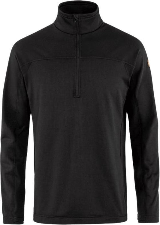 Abisko Lite Fleece Half Zip - Mens - Black 1