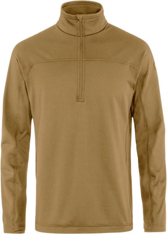 Abisko Lite Fleece Half Zip - Mens - Buckwheat Brown 1