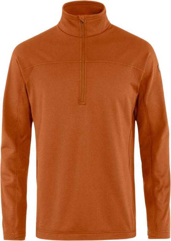 Abisko Lite Fleece Half Zip - Mens - Sunset Orange 1