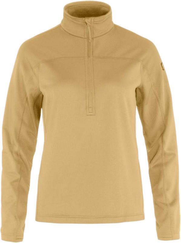 Abisko Lite Fleece Half Zip - Womens - Dune Beige 1