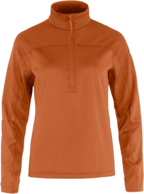 Abisko Lite Fleece Half Zip - Womens - Terracotta Brown 1