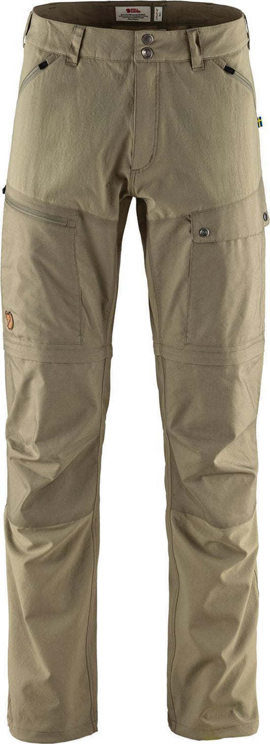 Abisko Midsummer Zip-Off Trousers - Mens - Savanna / Light Olive 1