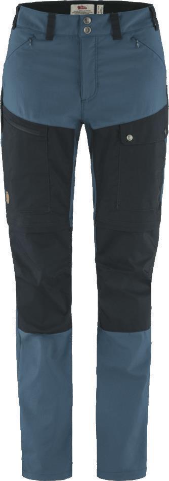 Abisko Midsummer Zip-Off Trousers - Womens - Indigo Blue / Dark Navy 1