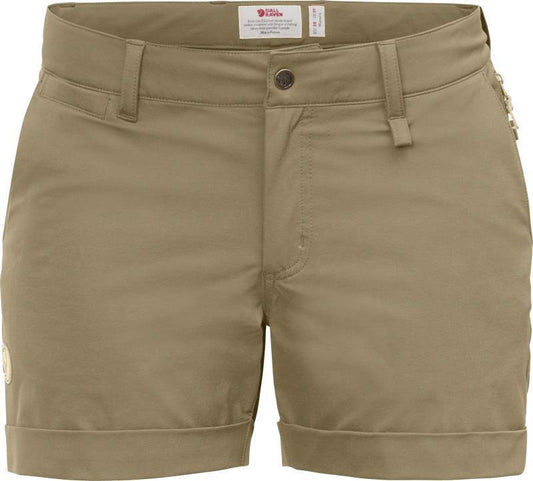 Abisko Stretch Shorts - Womens - Sand 1