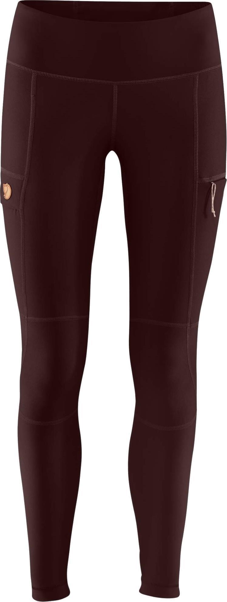 Abisko Trail Tights - Womens - Dark Garnet 1