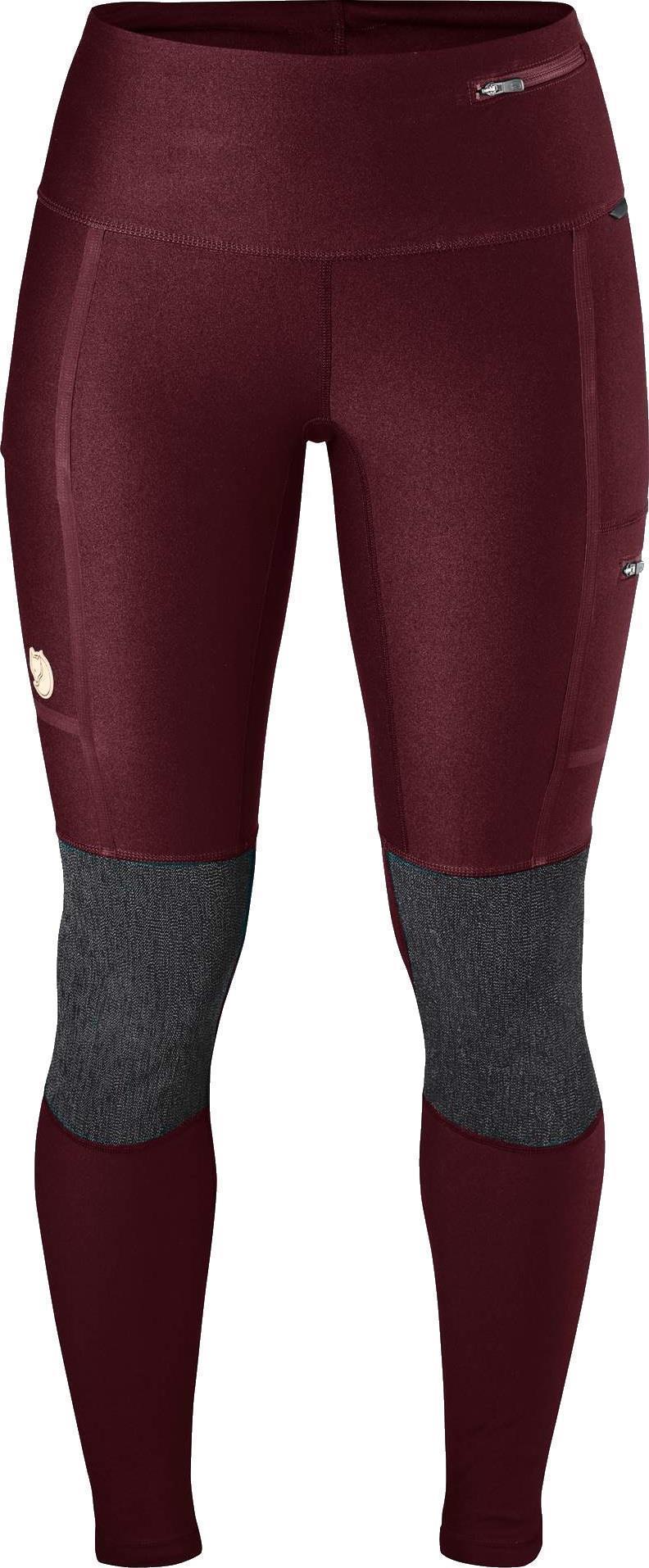 Abisko Trekking Tights - Womens - Dark Garnet 1