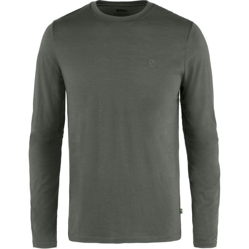 Abisko Wool LS T-Shirt - Mens - Basalt 1