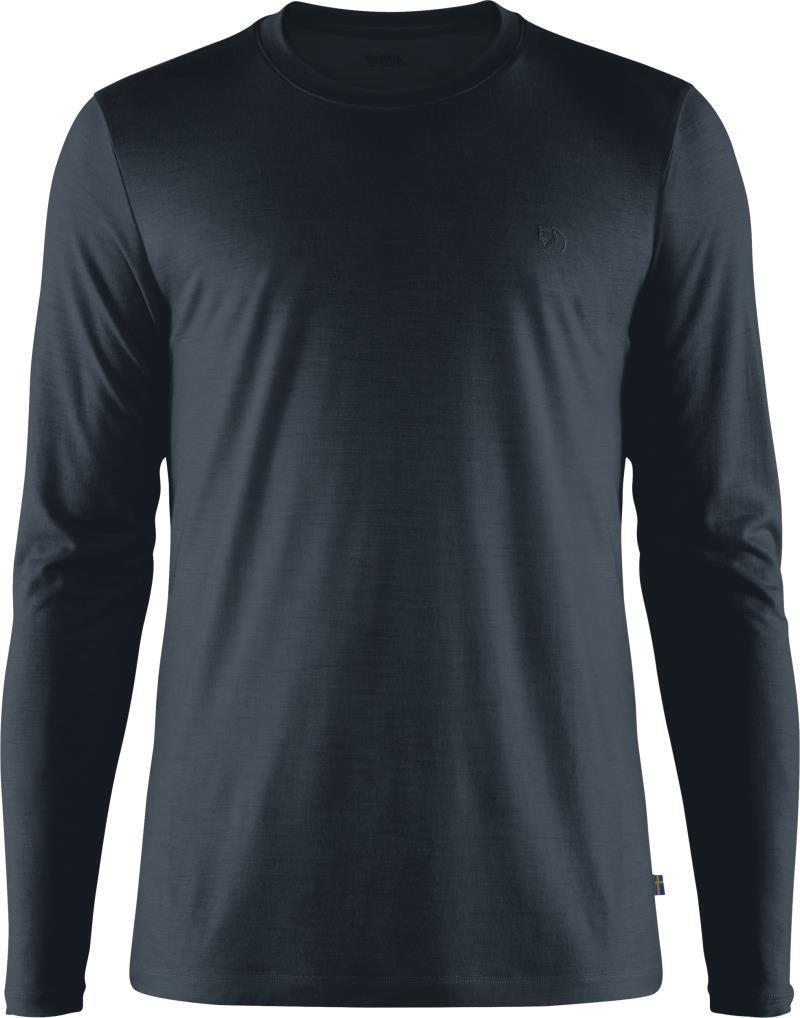 Abisko Wool LS T-Shirt - Mens - Dark Navy 1