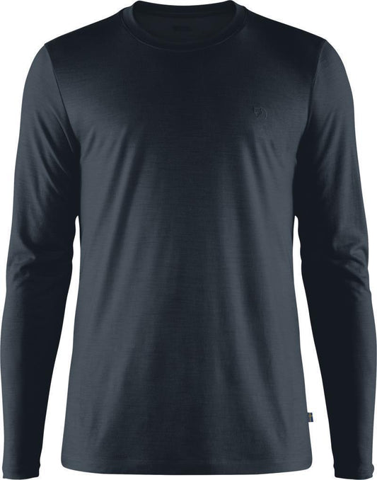 Abisko Wool LS T-Shirt - Mens - Dark Navy 1