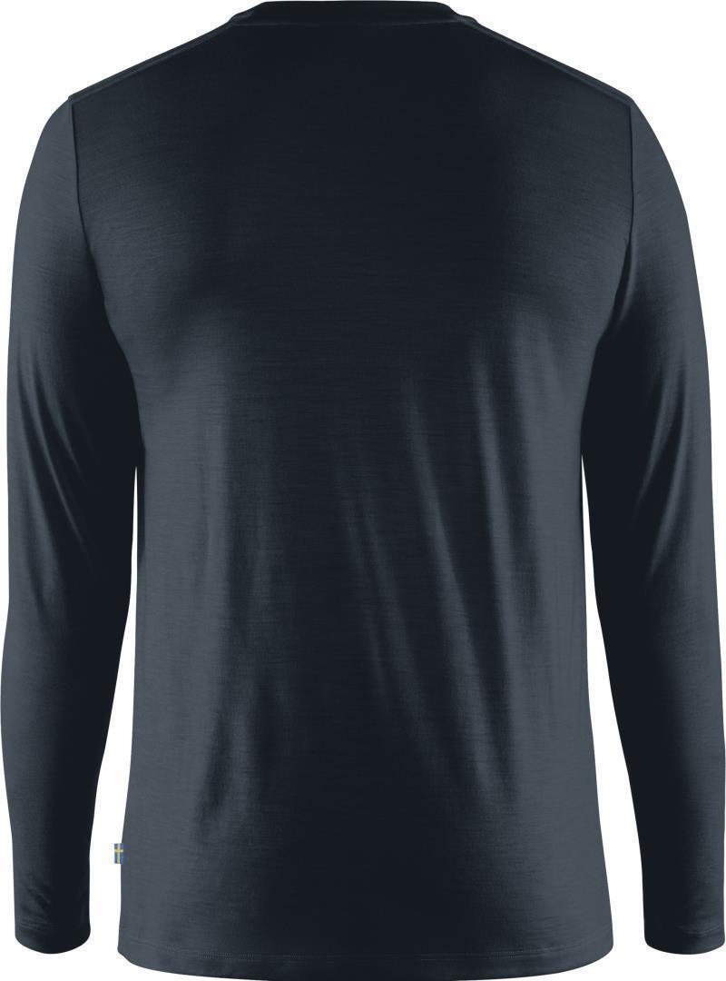 Abisko Wool LS T-Shirt - Mens - Dark Navy 2