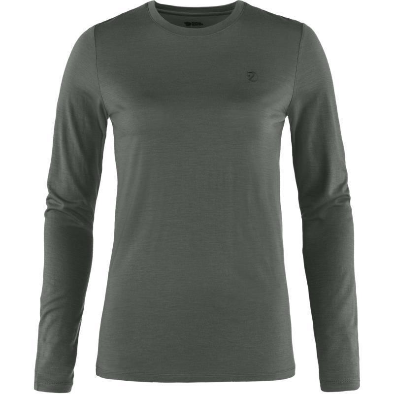 Abisko Wool LS T-Shirt - Womens - Basalt 1