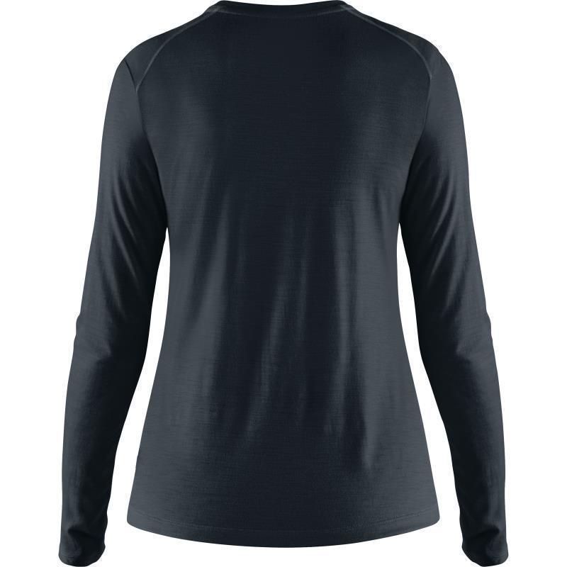 Abisko Wool LS T-Shirt - Womens - Dark Navy 2