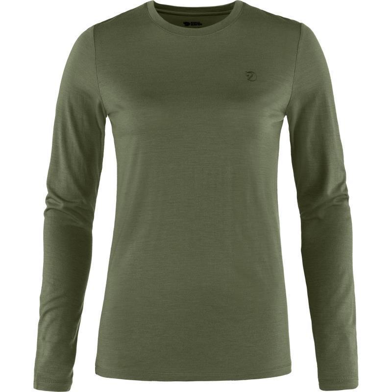 Abisko Wool LS T-Shirt - Womens - Laurel Green 1