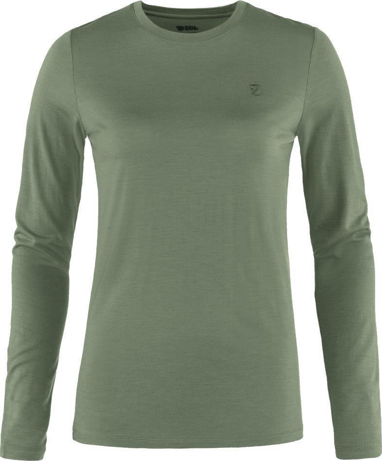 Abisko Wool LS T-Shirt - Womens - Patina Green 1