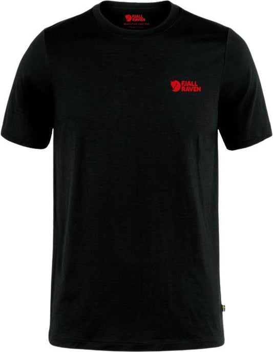 Abisko Wool Logo SS T-Shirt - Mens - Black 1