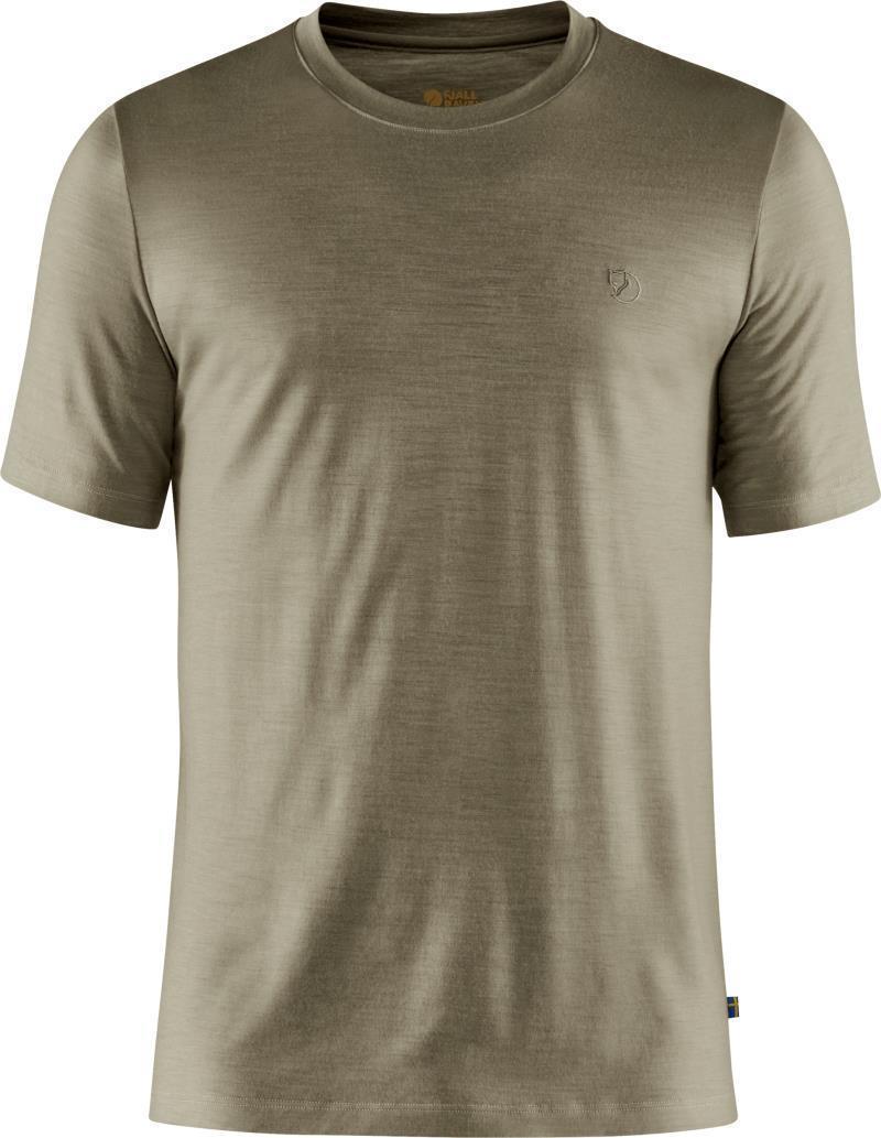 Abisko Wool SS T-Shirt - Mens - Light Olive 1