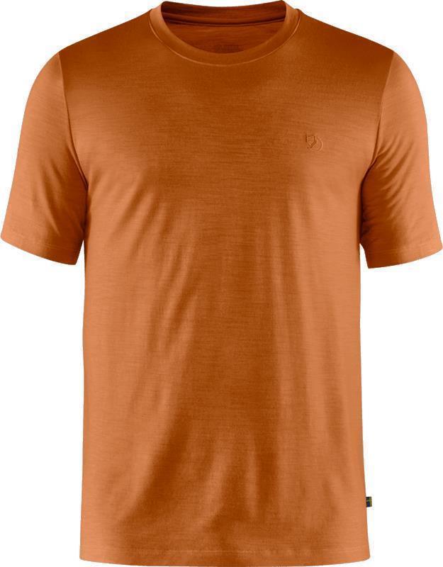 Abisko Wool SS T-Shirt - Mens - Sunset Orange 1