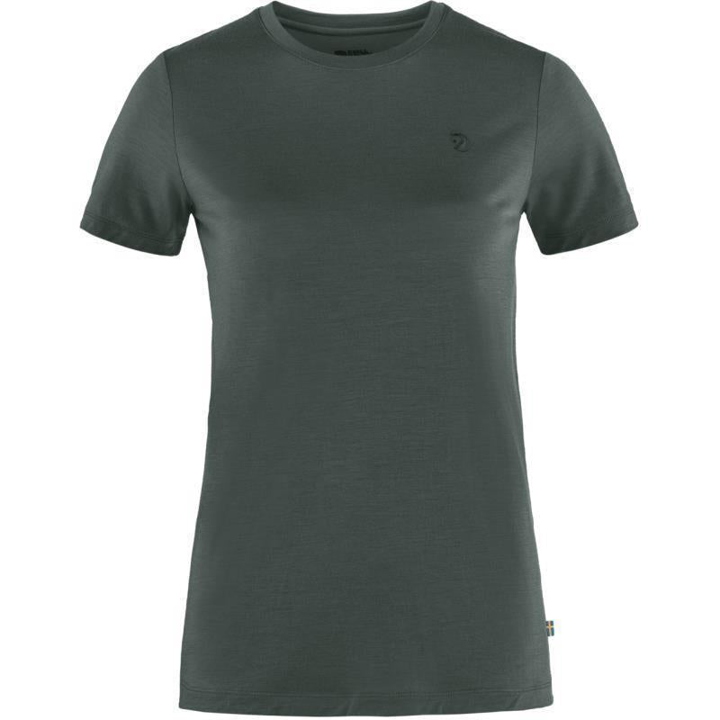 Abisko Wool SS T-Shirt - Womens - Basalt 1