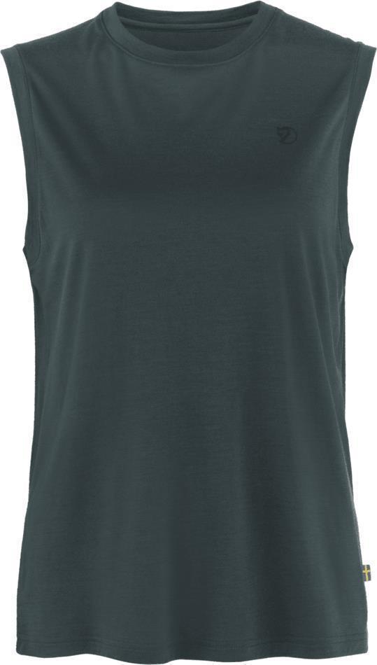 Abisko Wool Tank Top - Womens - Dark Navy 1