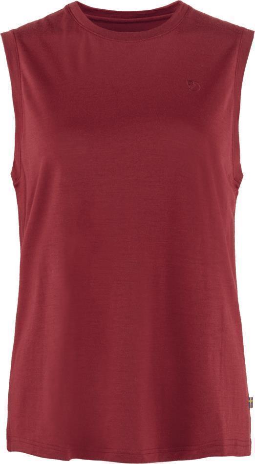 Abisko Wool Tank Top - Womens - Pomegranate Red 1