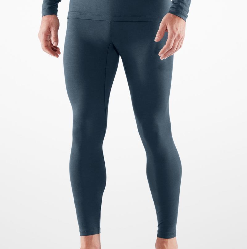 Bergtagen Thinwool Long Johns - Mens - Mountain Blue 3