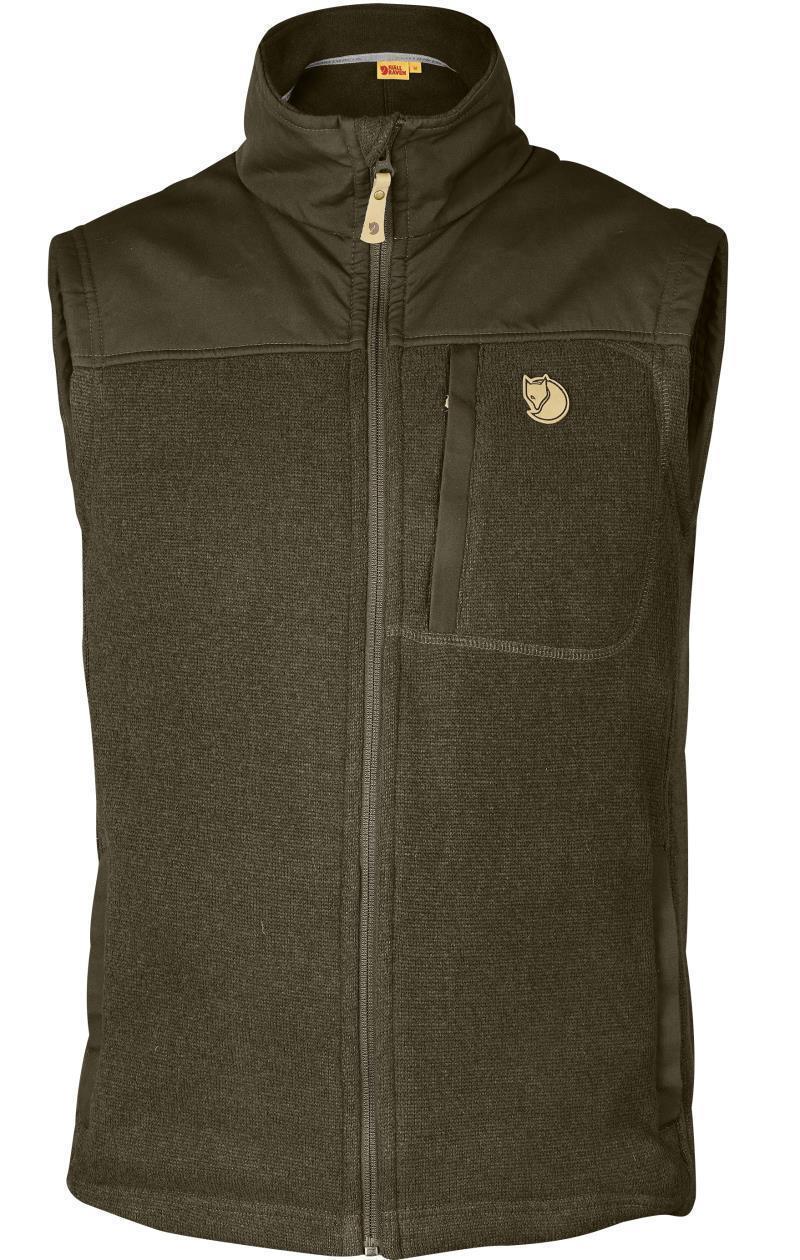 Buck Fleece Vest - Mens - Dark Olive 1