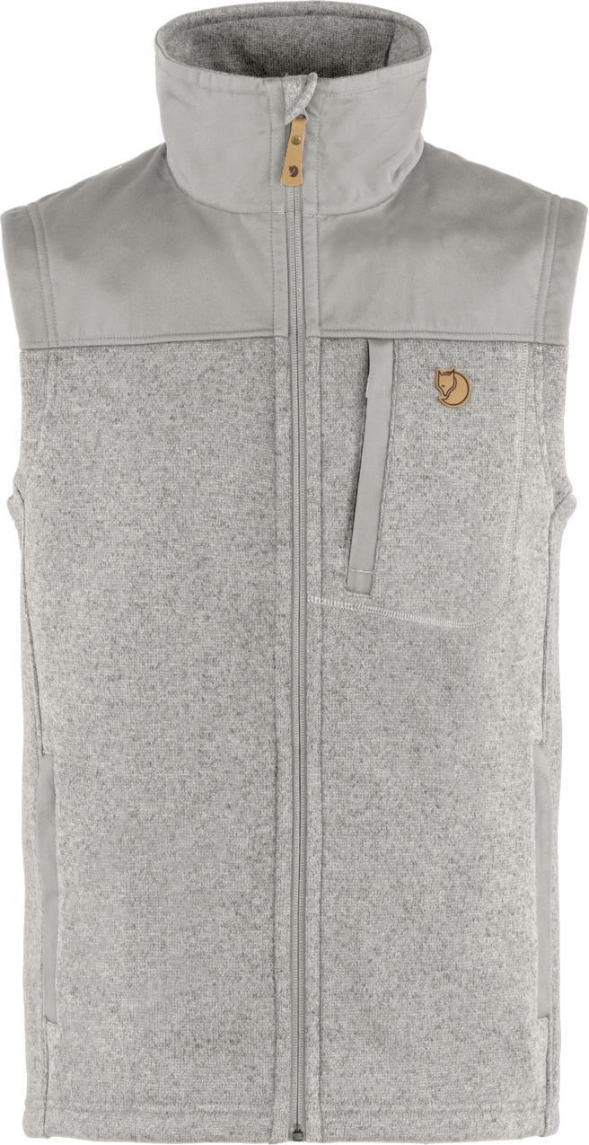 Buck Fleece Vest - Mens - Grey / Melange 1