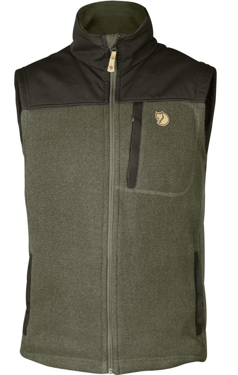Buck Fleece Vest - Mens - Laurel Green / Deep Forest 1