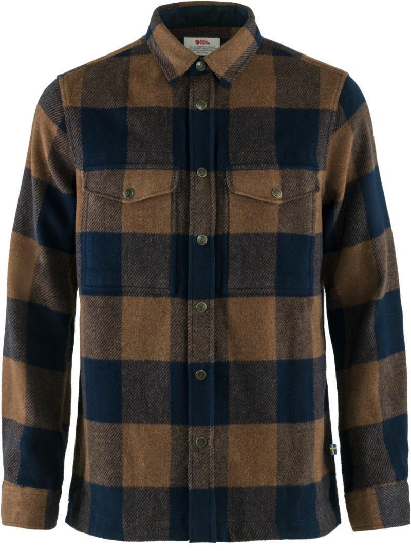 Canada LS Shirt - Mens - Chestnut / Dark Navy 1