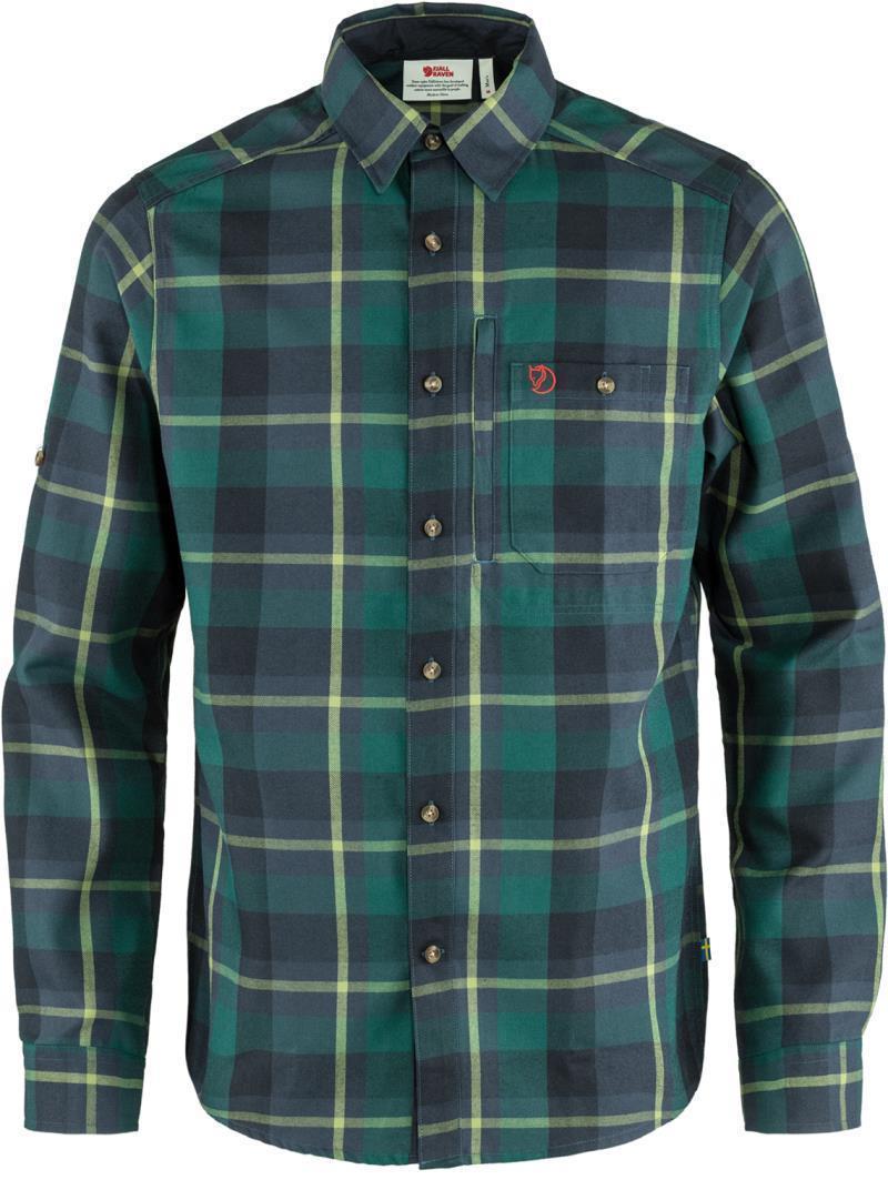 Fjallglim Shirt - Mens - Arctic Green / Navy 1