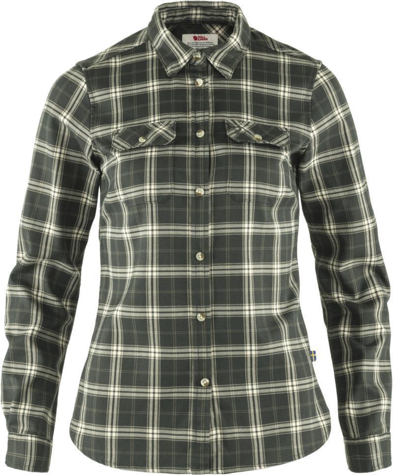 Fjallglim Stretch Shirt LS - Womens - Deep Forest 1
