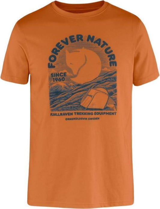 Fjallraven Equipment T-Shirt - Mens - Sunset Orange 1