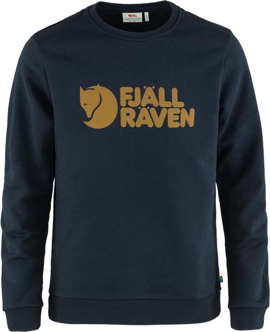 Fjallraven Logo Sweater - Mens - Dark Navy 1