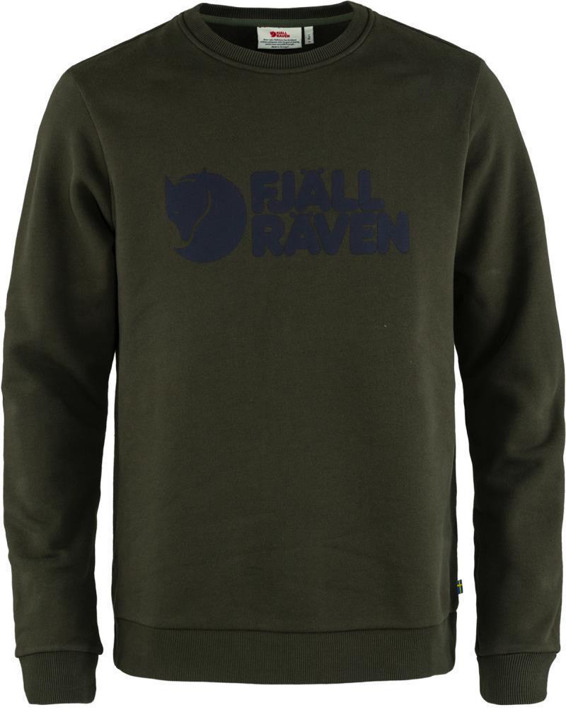 Fjallraven Logo Sweater - Mens - Deep Forest 1