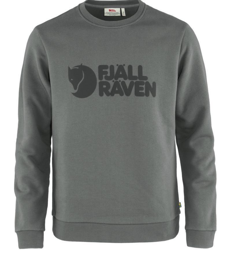Fjallraven Logo Sweater - Mens - Flint Grey 1
