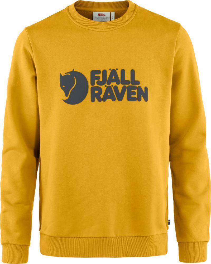 Fjallraven Logo Sweater - Mens - Mustard Yellow 1