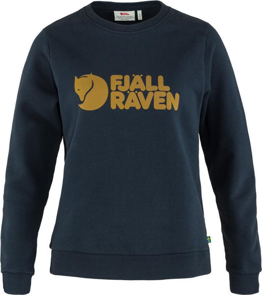 Fjallraven Logo Sweater - Womens - Dark Navy 1