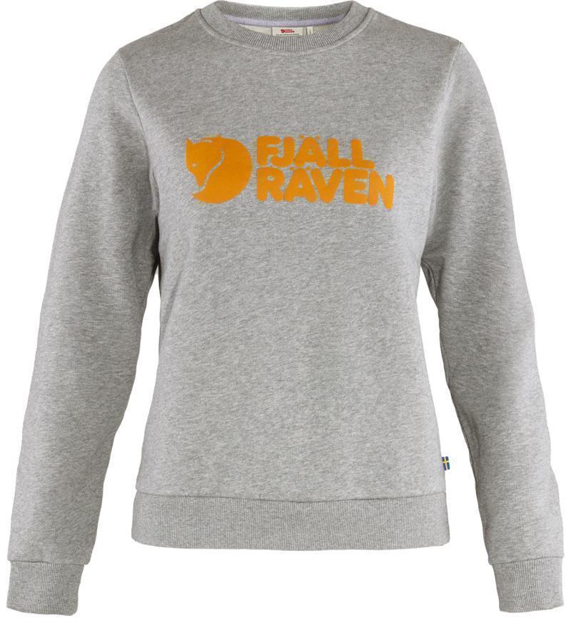 Fjallraven Logo Sweater - Womens - Grey / Melange 1