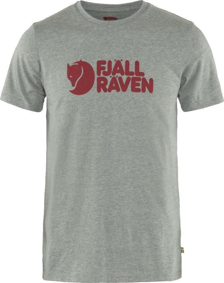 Fjallraven Logo T-Shirt - Mens - Grey Melange 1