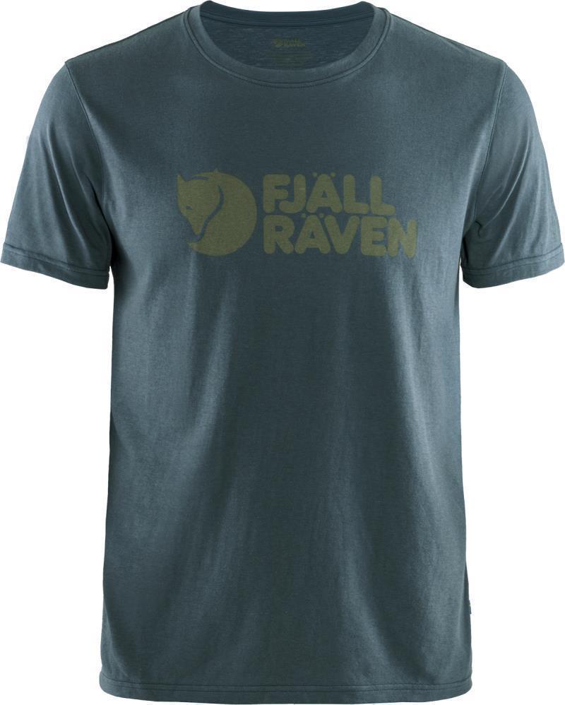 Fjallraven Logo T-Shirt - Mens - Navy 1