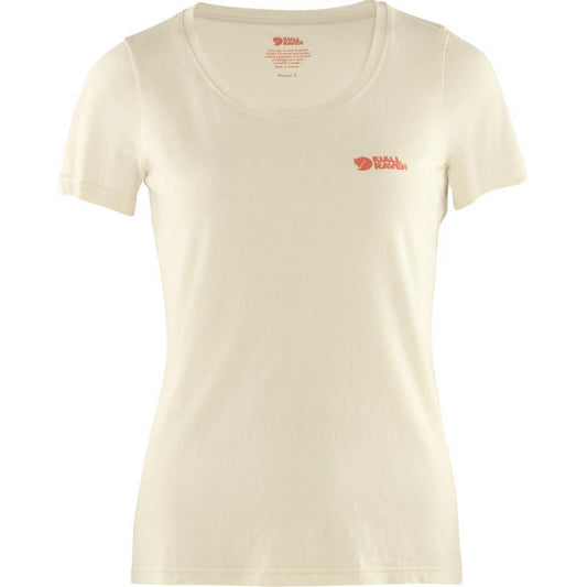 Fjallraven Logo T-Shirt - Womens - Chalk White 1