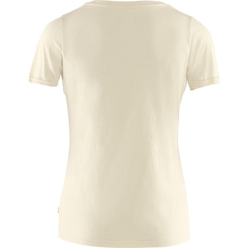 Fjallraven Logo T-Shirt - Womens - Chalk White 2