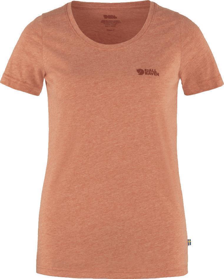 Fjallraven Logo T-Shirt - Womens - Rowan Red / Melange 1