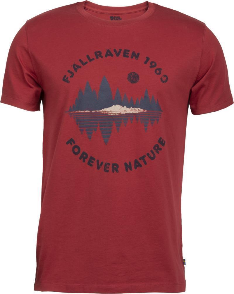 Forest Mirror T-Shirt - Mens - Deep Red 1