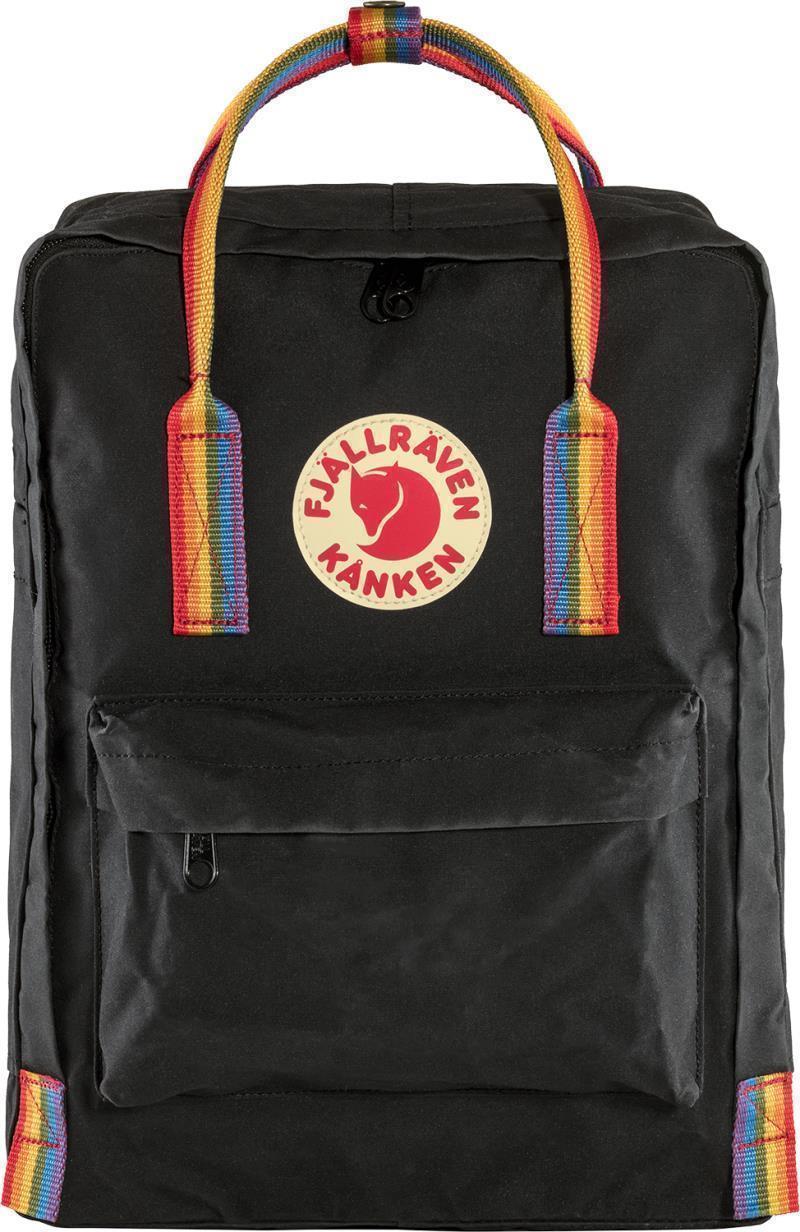 Kanken Rainbow - Black / Rainbow Pattern 1