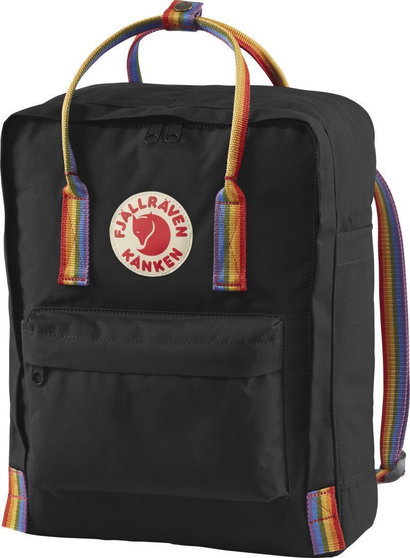 Kanken Rainbow - Black / Rainbow Pattern 2